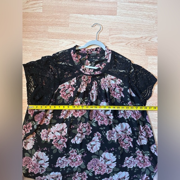 Torrid Pink Boxy Blouse with Peter Pan Collar Size 4XL - Picture 5 of 5